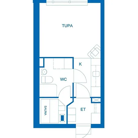 Rautulampi H26 By Interhome Дом отдыха Саариселькя
